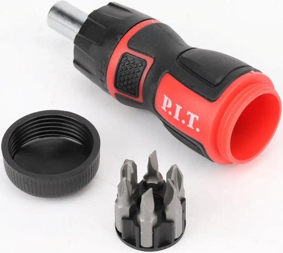 Набор отвертка с битами P.I.T. Advance HSDR04-0007 (7 предметов) – фото товара