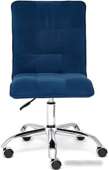 Кресло TetChair Zero (флок, синий) – фото товара