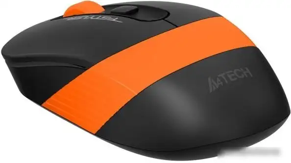 Мышь A4Tech Fstyler FG10S (черный/оранжевый) – фото товара
