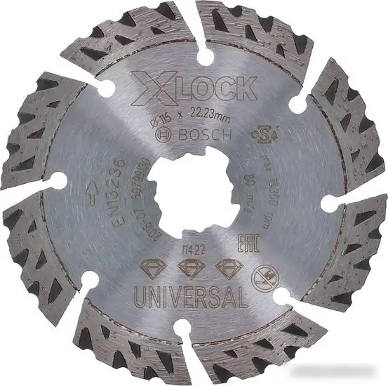 Отрезной диск алмазный Bosch X-Lock Best Universal 2608615161 – фото товара