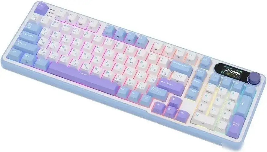 Клавиатура Royal Kludge RK-S98 RGB Taro Milk (RK Cream) – фото товара
