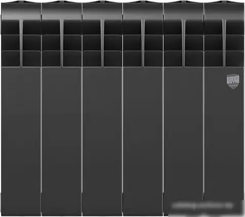 Биметаллический радиатор Royal Thermo Biliner 350 (Noir Sable, 15 секций) - фото товара