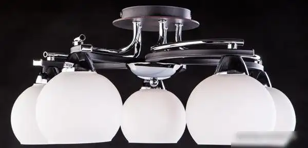 Люстра Евросвет 9654/5 хром/венге – фото товара