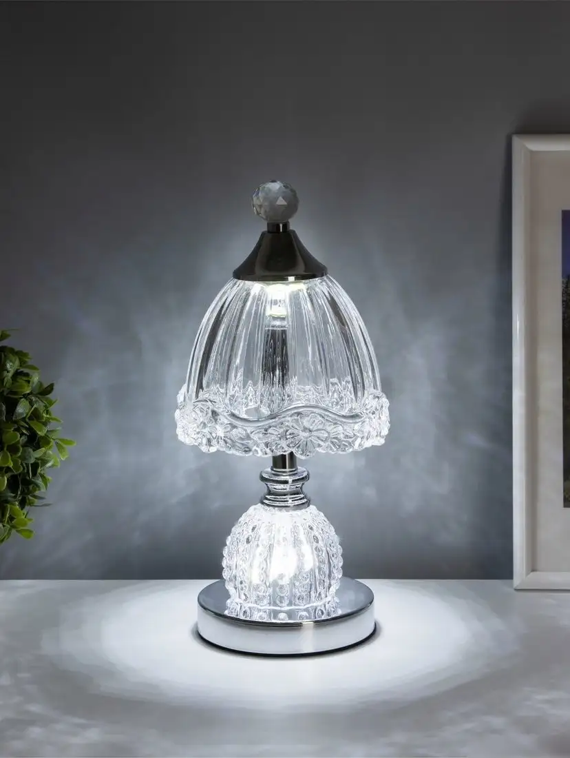 Настольная лампа Risalux Переливы 10840648 (хром)