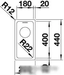 Кухонная мойка Blanco Andano 180-U [522952] - фото товара