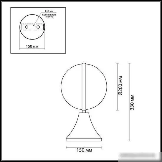 Odeon Light Lomeo 4832/1A – фото товара