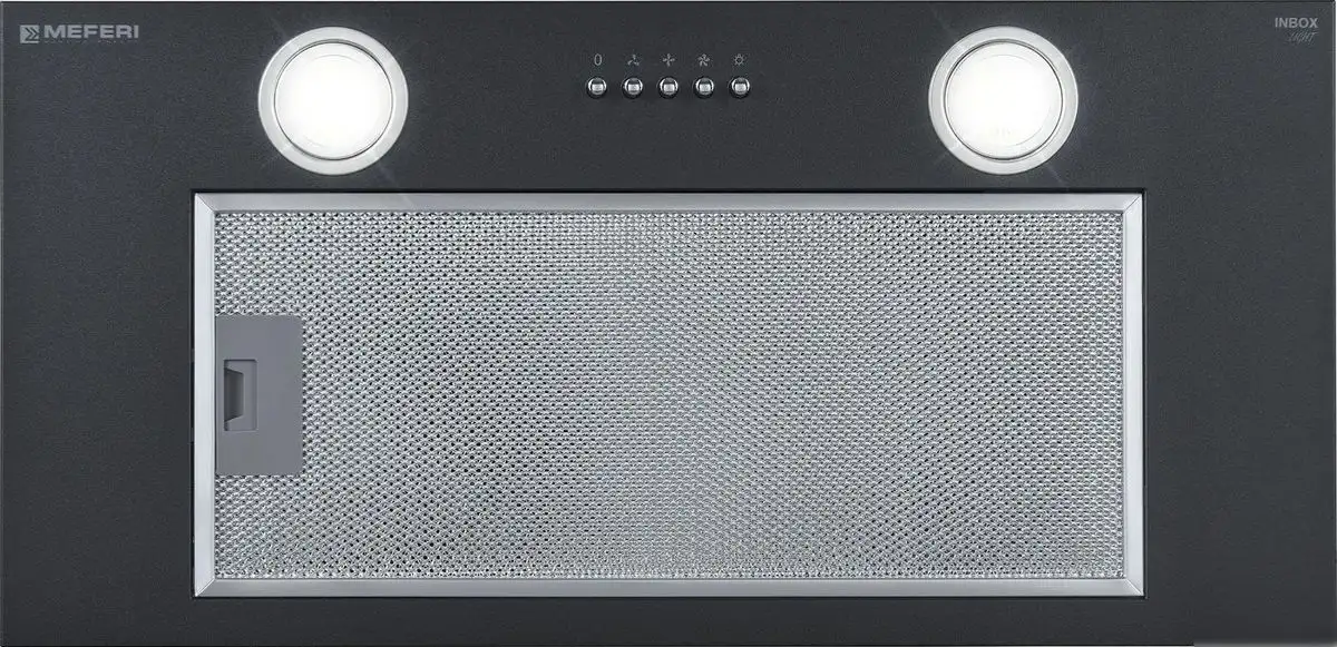 Кухонная вытяжка Meferi INBOX60BK Light - фото товара
