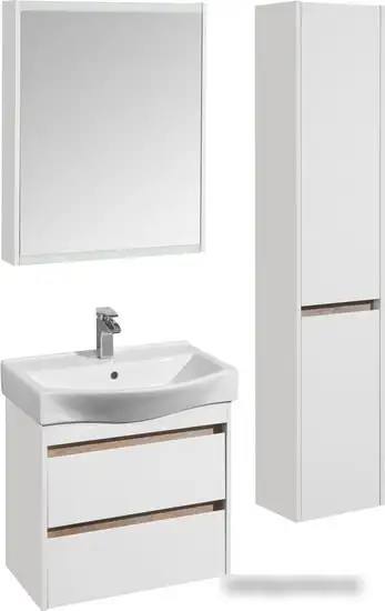 Акватон Шкаф с зеркалом Нортон 65 1A249102NT010 (белый) – фото товара