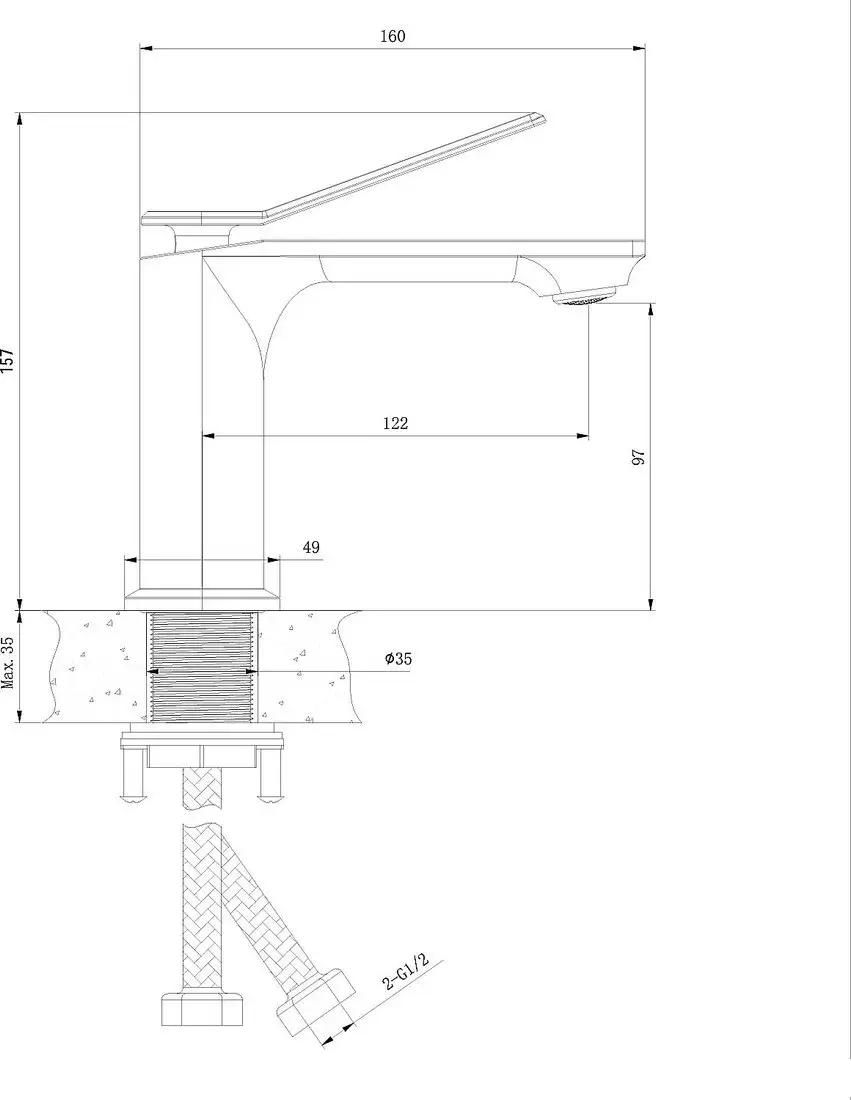 Смеситель Lauter Allure 21CK618QP - фото товара