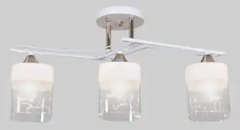 Припотолочная люстра Aitin Pro НПБ 02-3x60-101 6096/3 (белый/зотоло) – изображение в каталоге