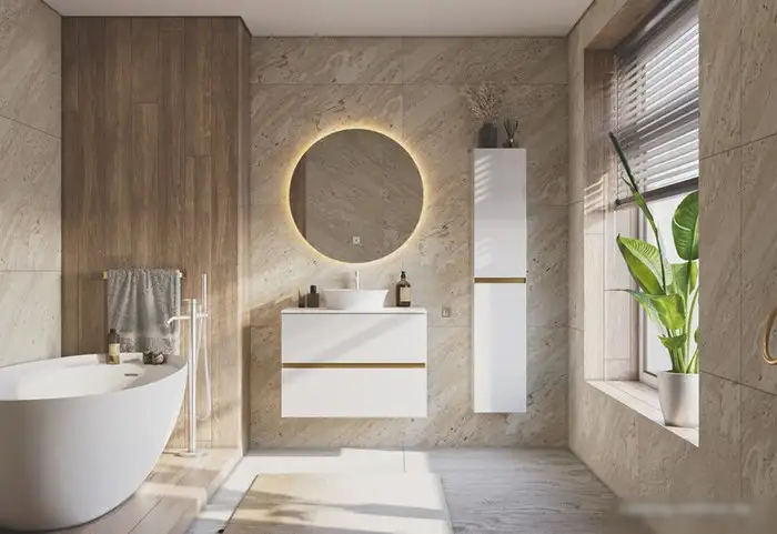 ЗОВ Тумба под умывальник Лира 100 L100MW0MWGVG-KP13W (белый/белый глянец) – фото товара