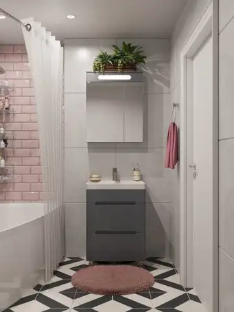 Runo Тумба с умывальником Runo Парма 60 2 ящика + Omega 60 (напольная, графит) – изображение в каталоге