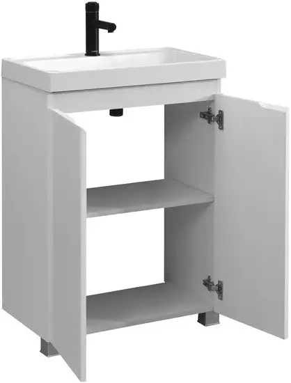 Belux Тумба под умывальник Париж Н 60 (1, белый глянец) – фото товара