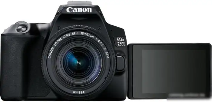 Зеркальный фотоаппарат Canon EOS 250D Kit 18-55 IS STM (черный) – фото товара