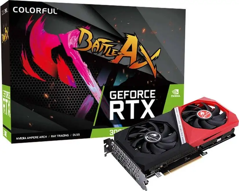 Colorful GeForce RTX 3060 Battle AX NB DUO 12G V4 L-V – фото товара