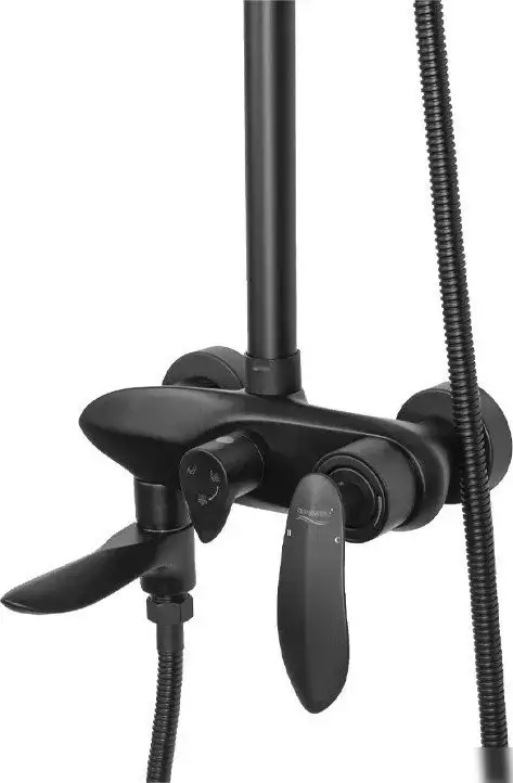 Душевая система Grocenberg GB7001 (черный матовый) - фото товара