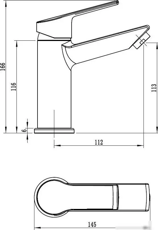 Смеситель Voda Rock RK26 - фото товара