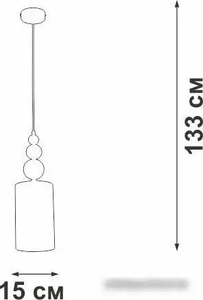 Подвесная люстра Vitaluce V2995-0/1S – фото товара