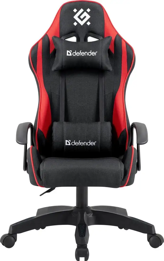 Игровое (геймерское) кресло Defender Kraken (черный/красный) – фото товара