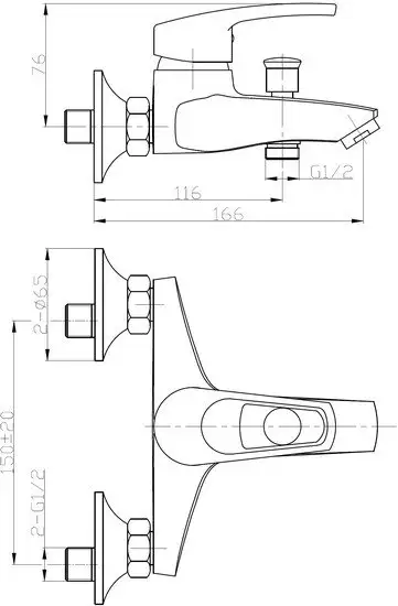 Смеситель WeltWasser WW MX ISAR 503 (хром) - фото товара