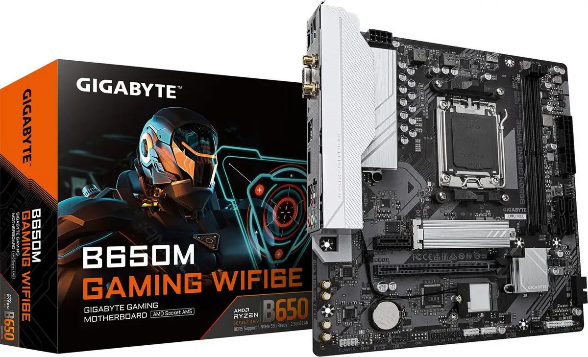 Материнская плата Gigabyte B650M Gaming WiFi6E (rev. 1.2) – фото товара