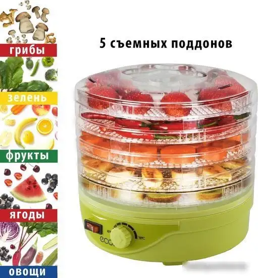 Сушилка для овощей и фруктов Econ ECO-3012FD - фото товара