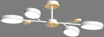 Люстра средней высоты LED4U L3219-830 WH – изображение в каталоге