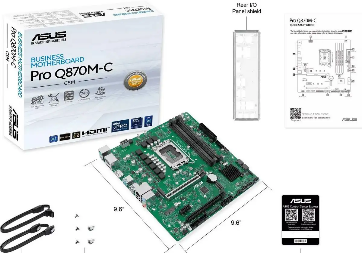 Материнская плата ASUS Pro Q870M-C-CSM – фото товара