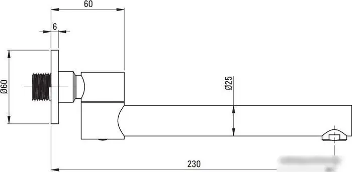 Излив Deante Cascada NAC Z87K - фото товара