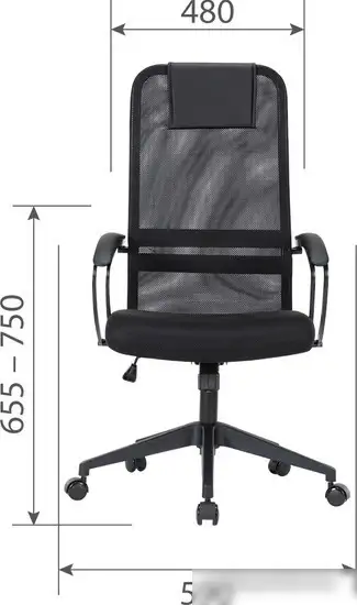 Кресло CHAIRMAN CH612 (черный) – фото товара