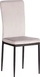 Стул TetChair Verter металл/флок 47.8x41.5x97 (светло-серый HLR14/черный) – изображение в каталоге