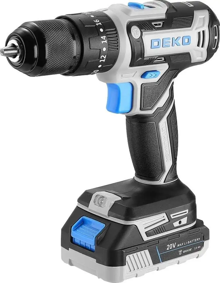 Ударная дрель-шуруповерт Deko DKCID20FU-Li 083-1119 (с 1-им АКБ) – фото товара