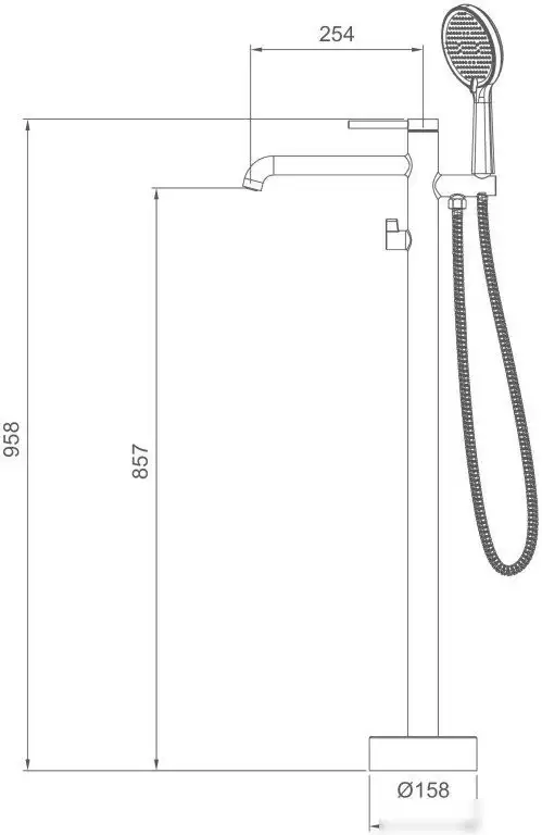 Смеситель Gappo G3006-9 - фото товара