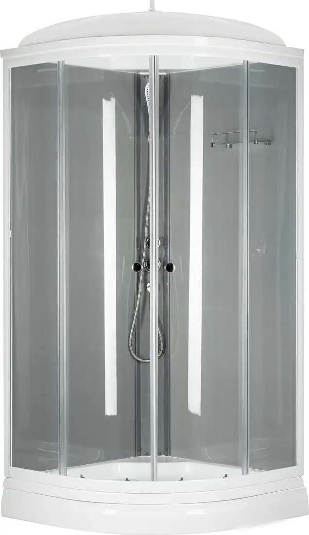 Душевая кабина Saniteco SNT-84 90х90 (серый/прозрачное стекло) - фото товара