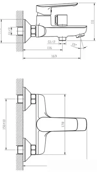 Смеситель Esko Lagos LG 54 - фото товара