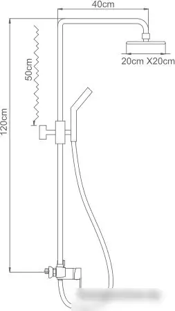Душевая система Ledeme L2409 - фото товара
