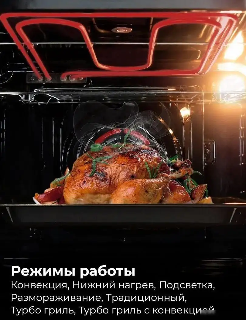 Электрический духовой шкаф LEX EDM 076 GR - фото товара