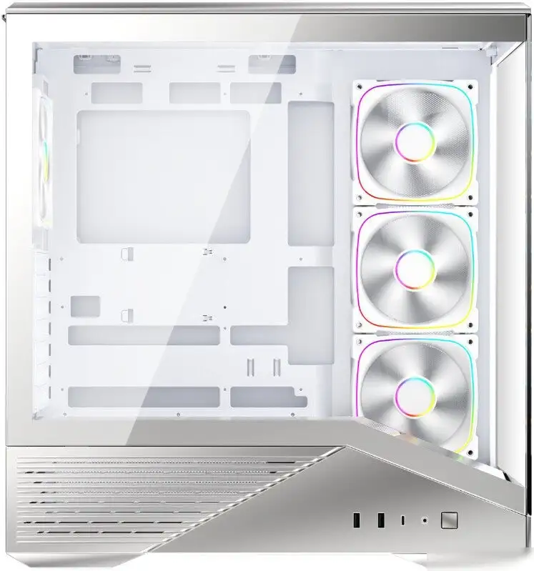 Корпус 1stPlayer GM7 ARGB GM7-SV-3FN7R-W-1FN7-W (серебристый) – фото товара
