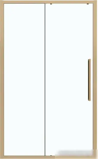 Душевая дверь Grossman Cosmo 120x195 100.K33.02.120.32.00 (золото сатин/стекло прозрачное) - изображение в каталоге