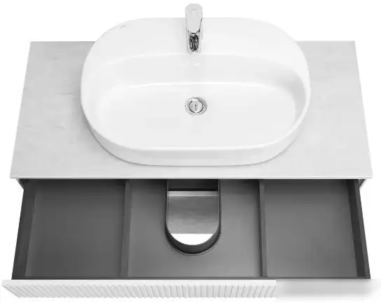 Акватон Тумба под умывальник Марбл Слэйт 100 1A276301MH4C0 – фото товара