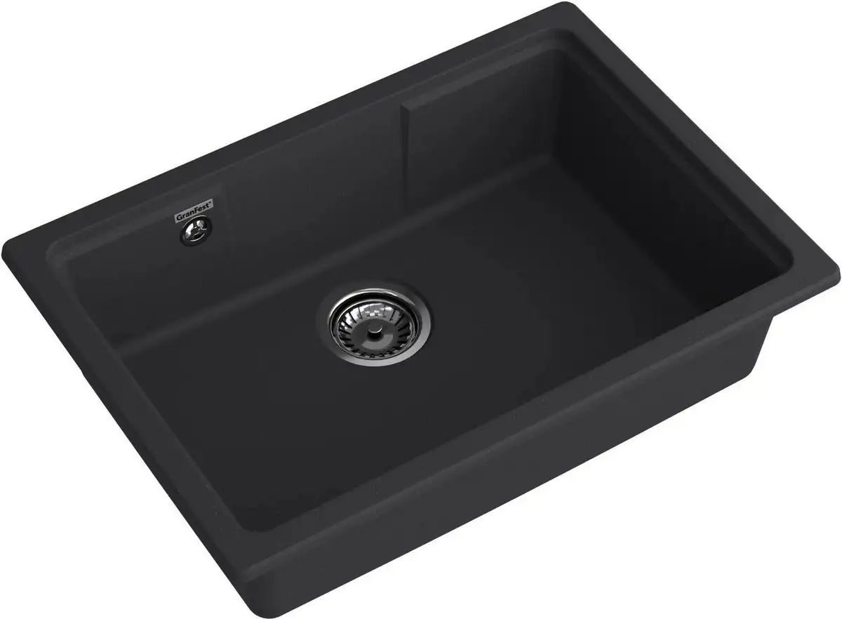 Кухонная мойка GranFest GF-Urban-4565 (черный) - фото товара