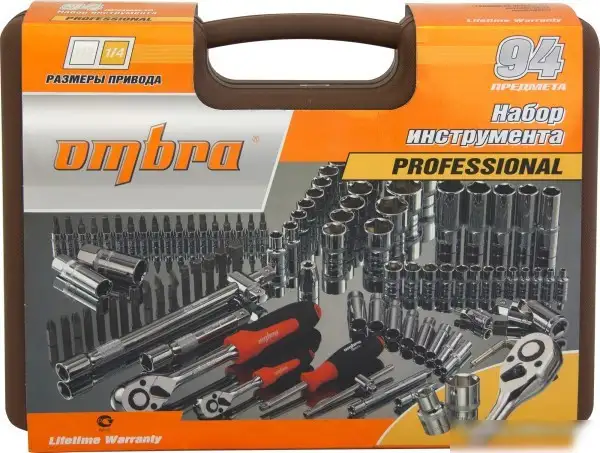 Универсальный набор инструментов Ombra OMT94S 94 предмета – фото товара