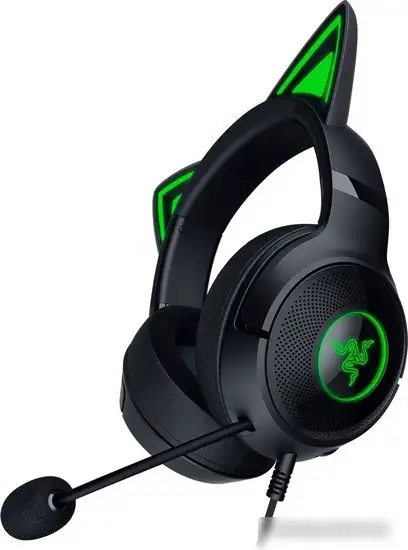 Наушники Razer Kraken Kitty V2 (черный) – фото товара
