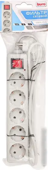 Сетевой фильтр Buro 500SL-1.5-G – фото товара
