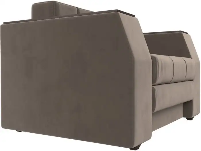 Кресло-кровать Лига диванов Атлантида 113839 (велюр коричневый) – фото товара