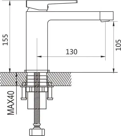 Смеситель Shevanik S6801H - фото товара