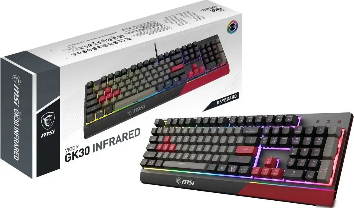 Клавиатура MSI Vigor GK30 Infrared (черный) – фото товара