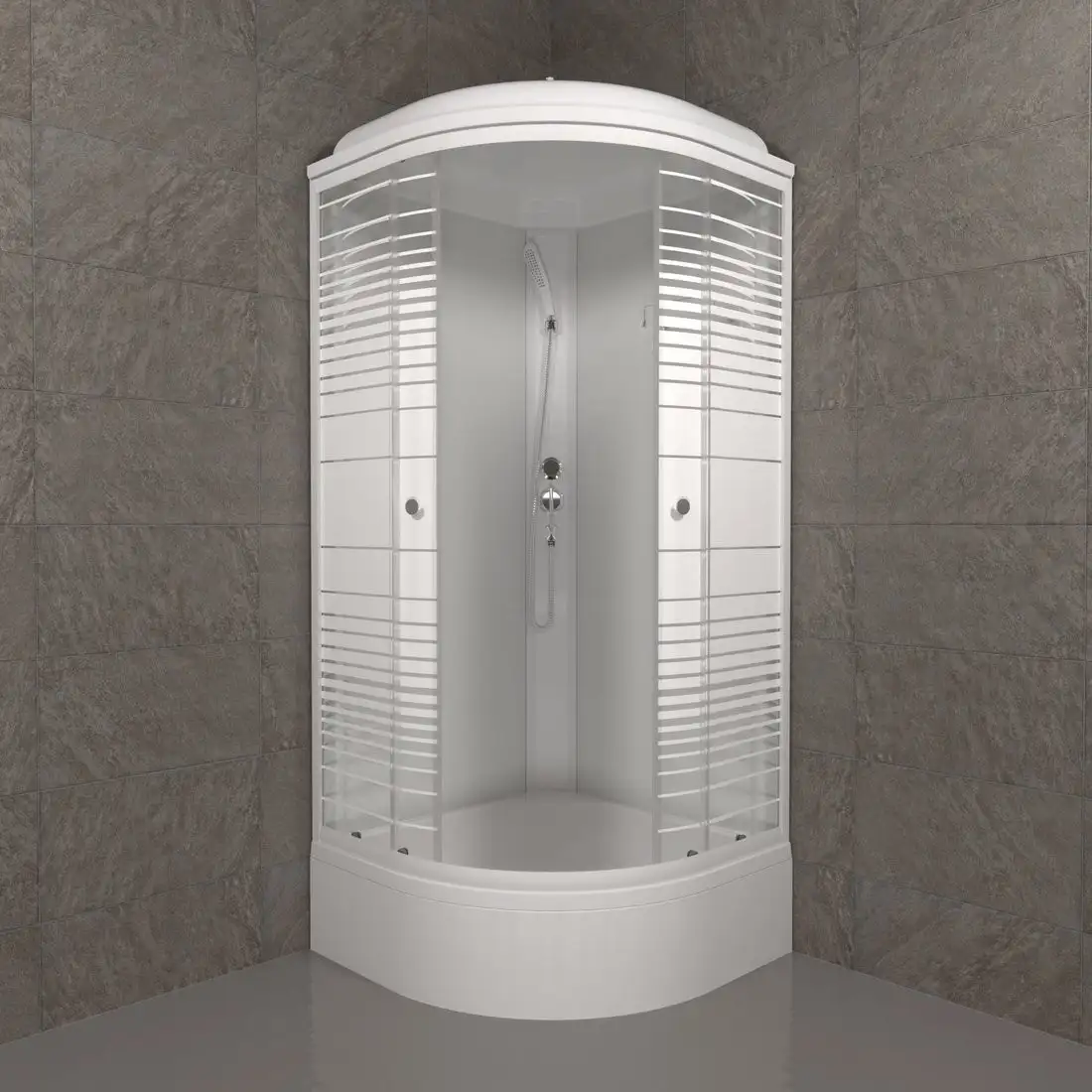 Душевая кабина Triton Полосы В 90x90 - фото товара