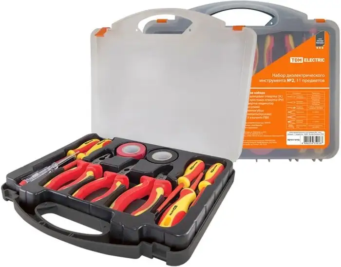 Универсальный набор инструментов TDM Electric SQ1017-0102 (11 предметов) – фото товара