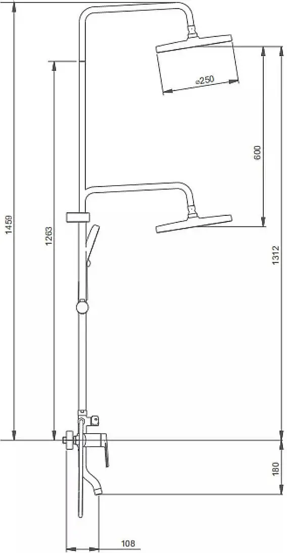 Душевая система Splenka S50.24.03 - фото товара